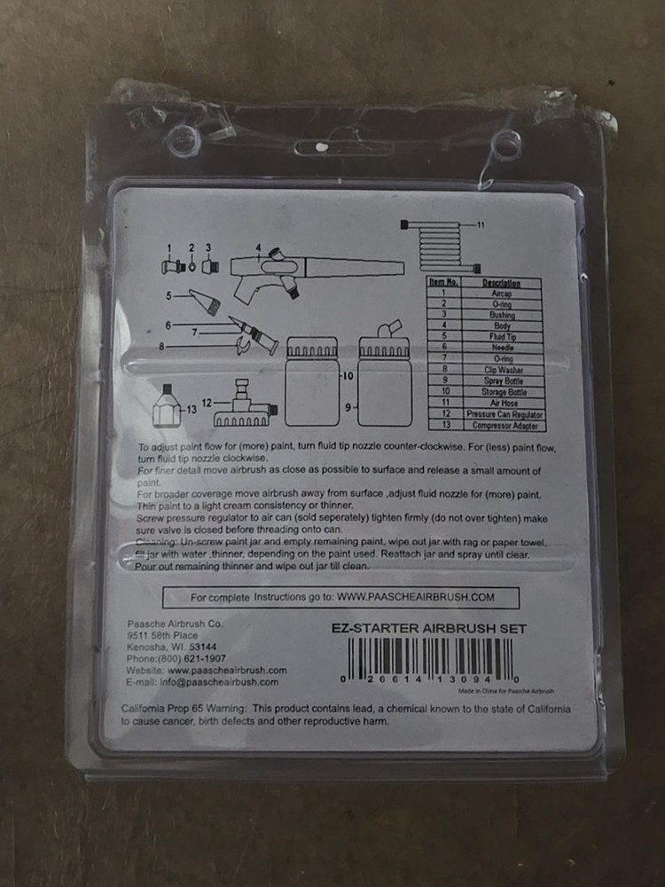 Paasche Starter Air Brush Kit