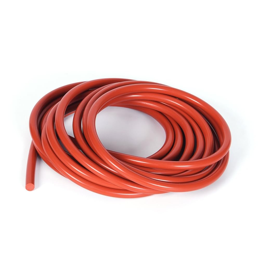 Red Solid Silicone Rubber Sealing Strip Round O Ring Cord Seal Gasket Ø 0,7-30mm