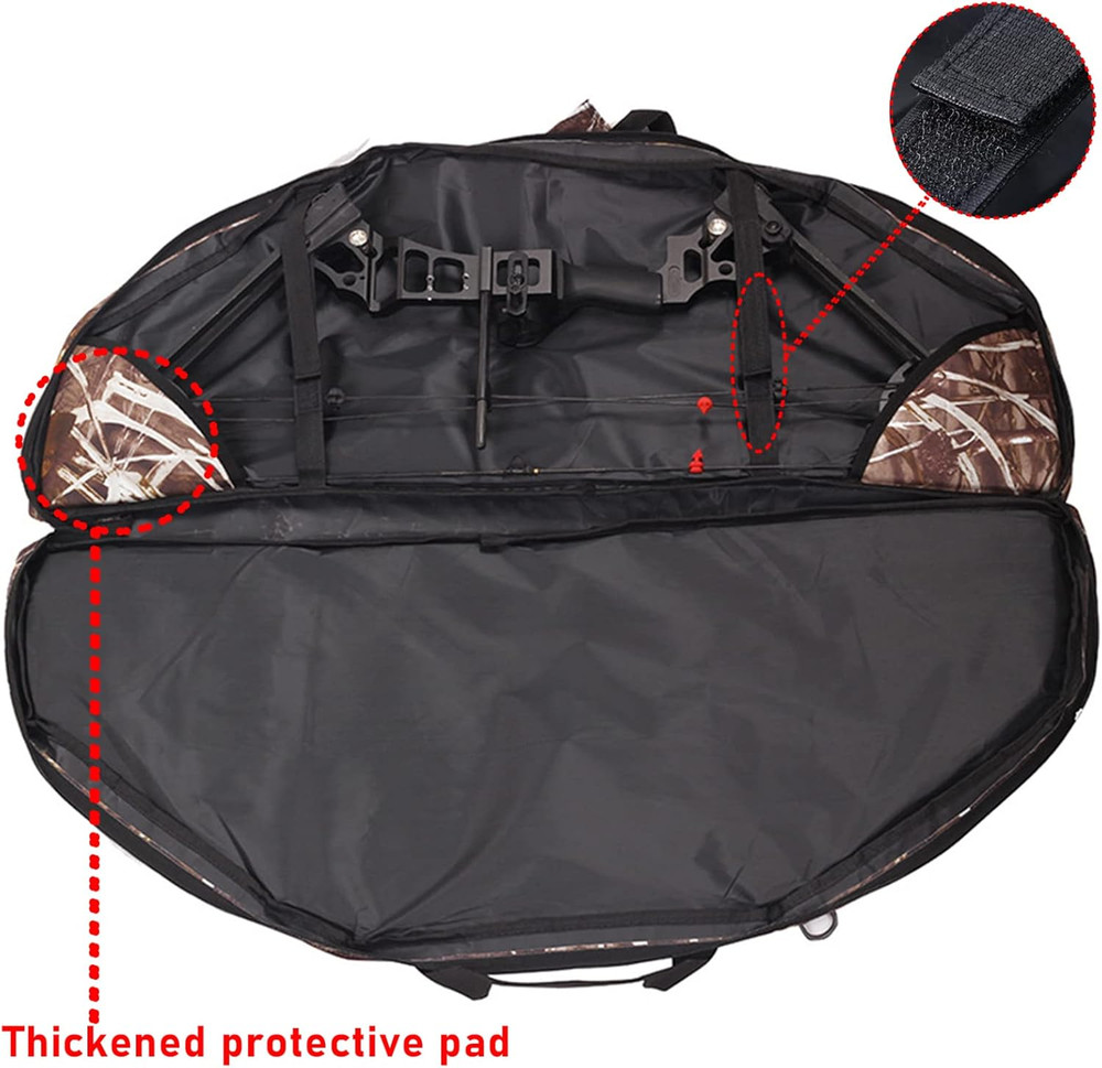 Lightweight Compound Bow Case 600D Water-Resistant Archery Backpack Bag