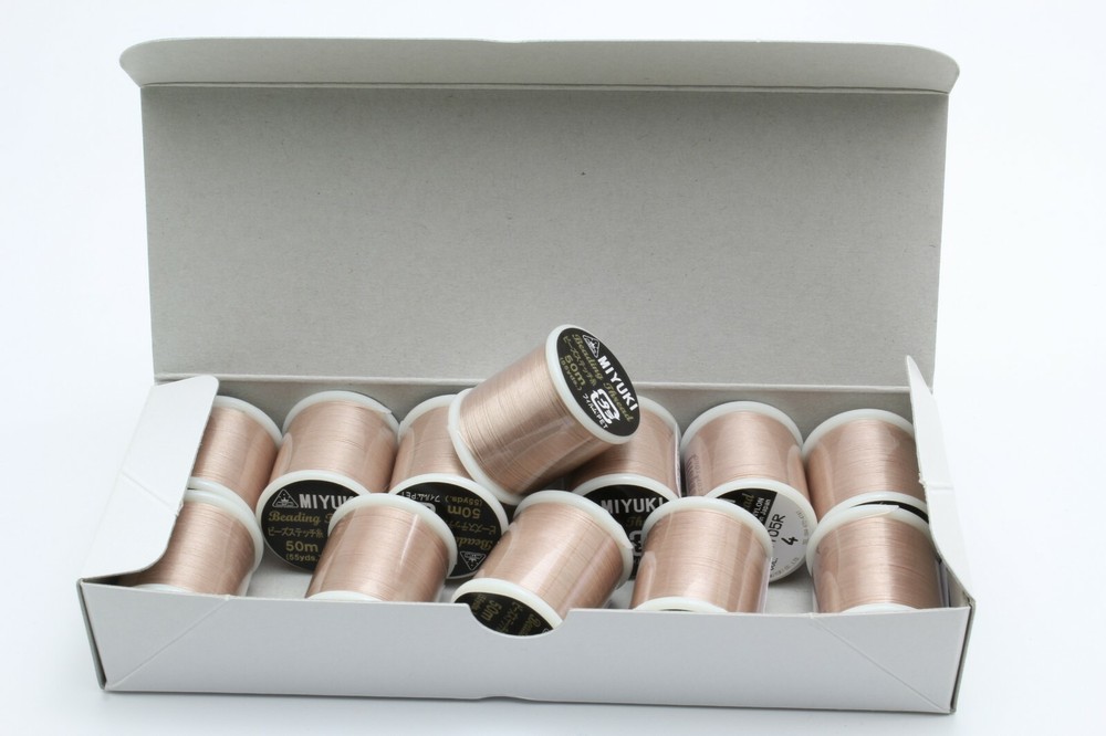 Buy 3 Spools Miyuki Beading Threads Get A Free Pack Extra Fine Beading Needles