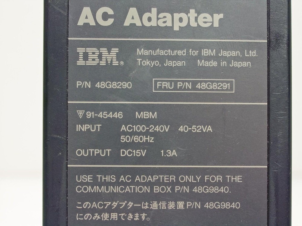 IBM AC Adapter 48G8291