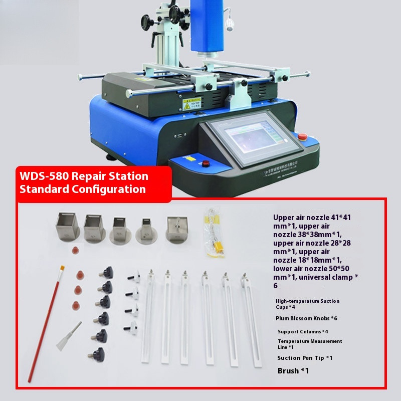 WDS-580 Three Temperature Zone Welding Workstation Rework Workstation