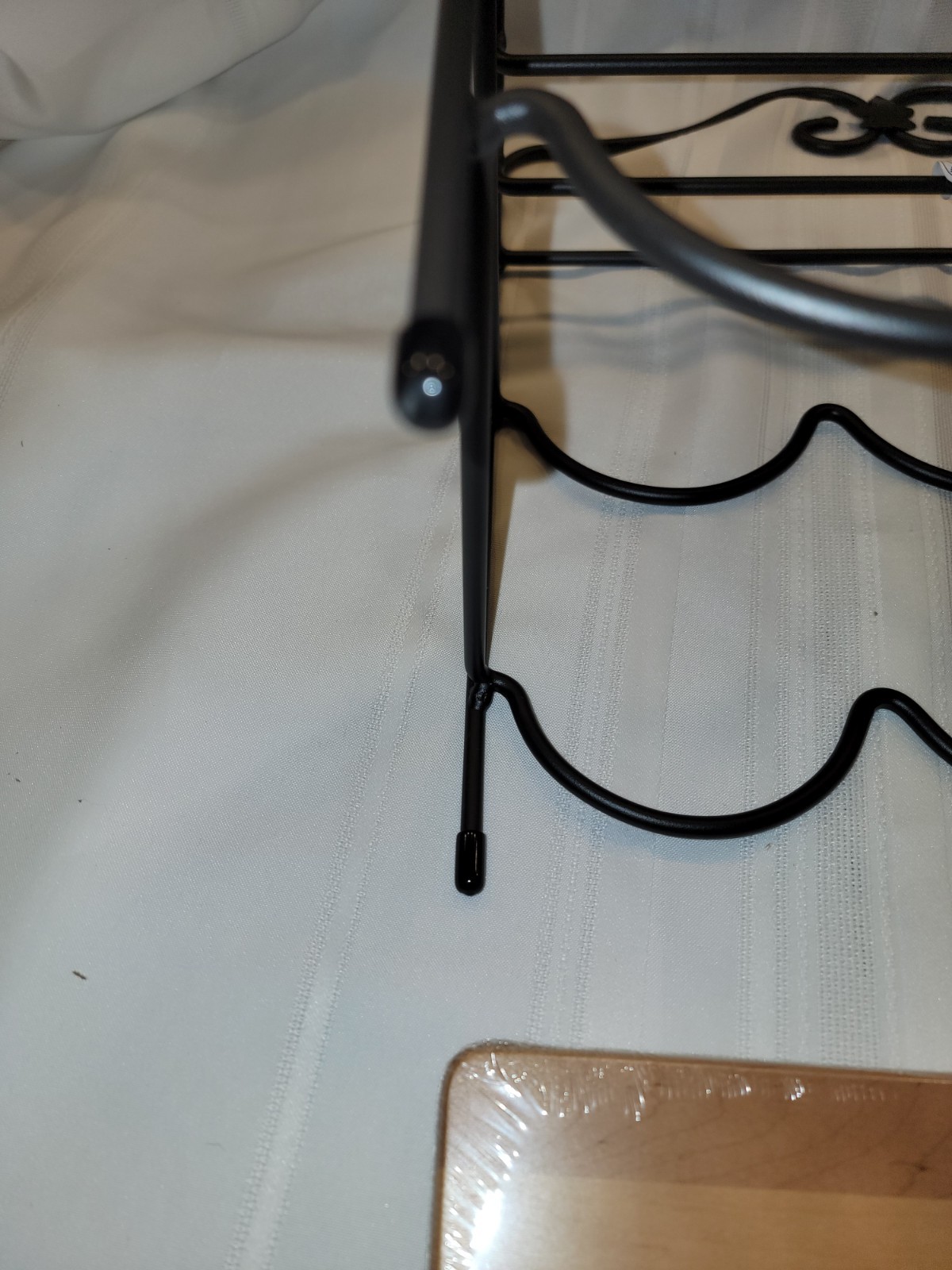 LONGABERGER Wrought Iron Wine Rack Beverage Center NEW Woodcrafts Shelf sealed