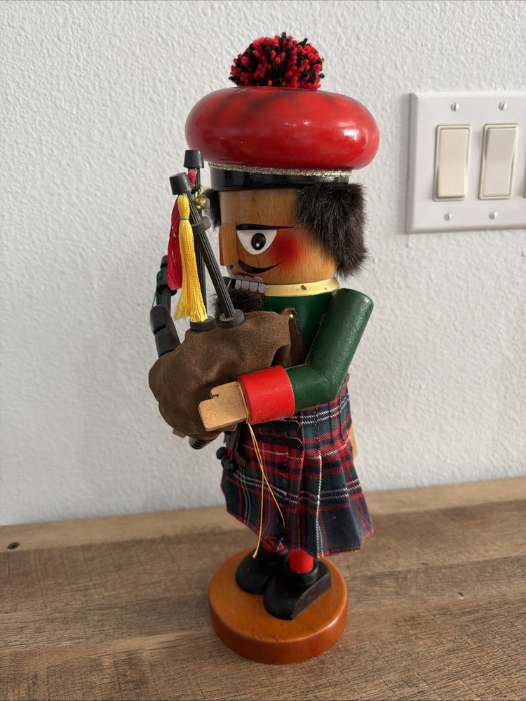Vintage Steinbach “Chubby Scottish Bagpiper” Nutcracker