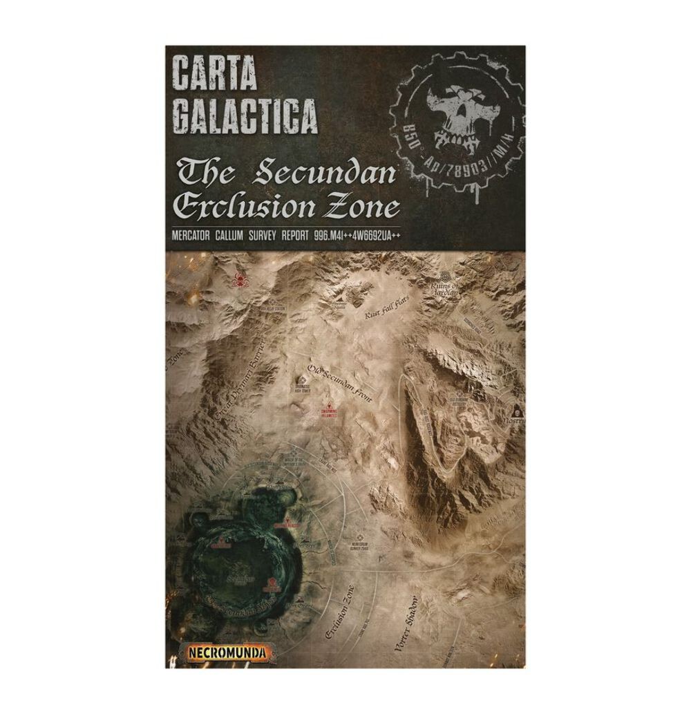 Carta Galactica the Secundan Exclusion Zone Necromunda