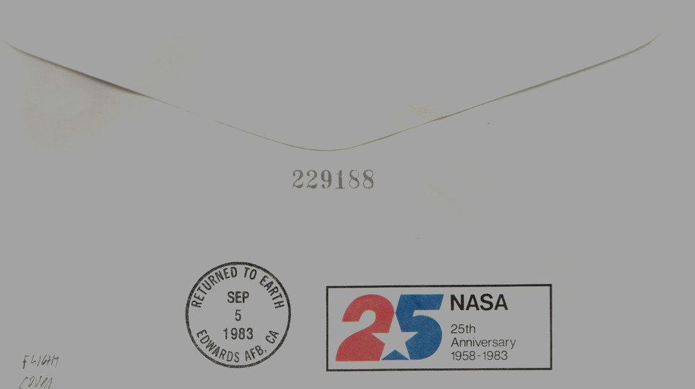 25th ANNIVERSARY CHALLENGER SPACE LAUNCH AUG. 1983 B1506L