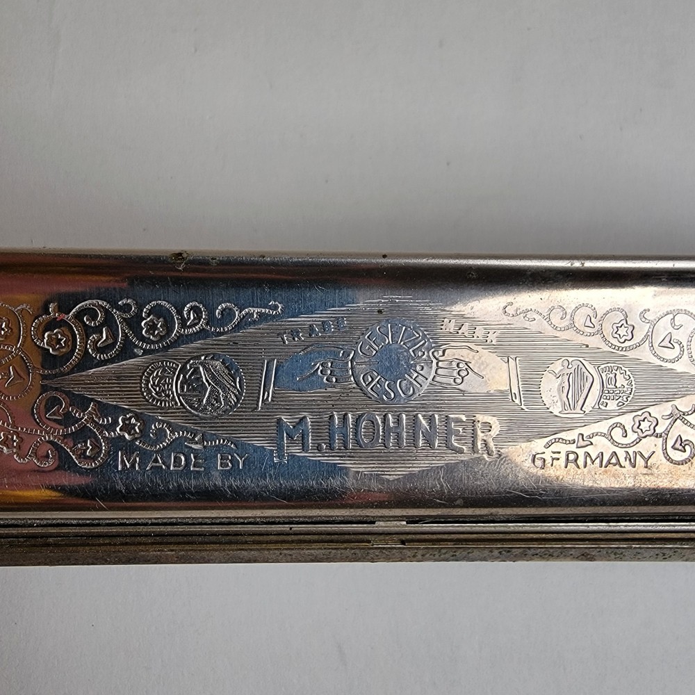 Hohner Super Chromonica Harmonica Key of G Working Slide Needs Work