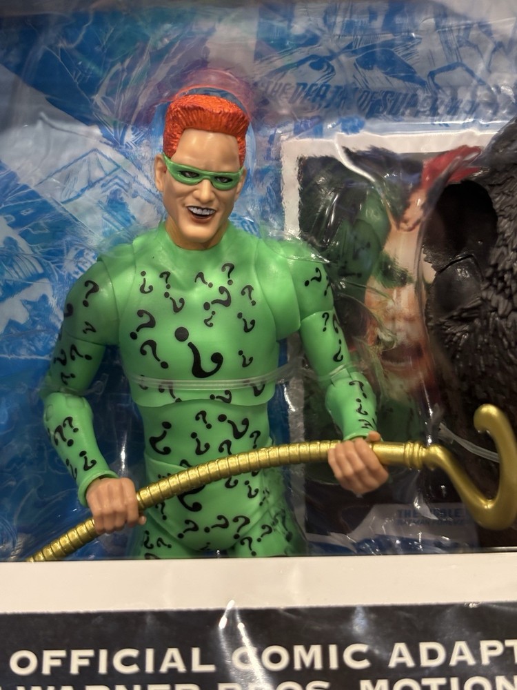 DC Multiverse Batman Forever Riddler Figure & Comic Bundle