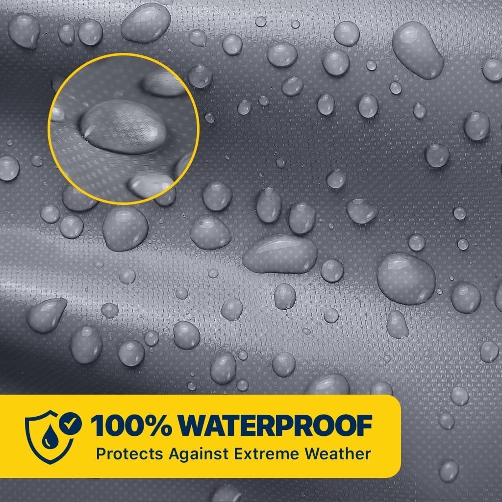 Seal Skin Patio Chair Cover, Waterproof Heavy-Duty with Drawstring & Air Vent