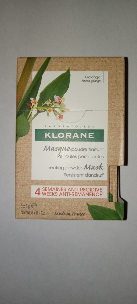 Klorane Treating Powder-Mask for Persistent Dandruff 8x3g