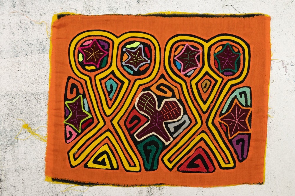 Orange Scissor Mola
