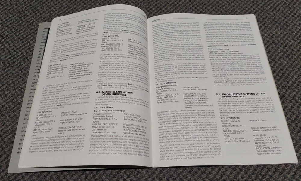 Space Master - Imperial Crisis House Devon in Turmoil Adventure Module ICE #9300