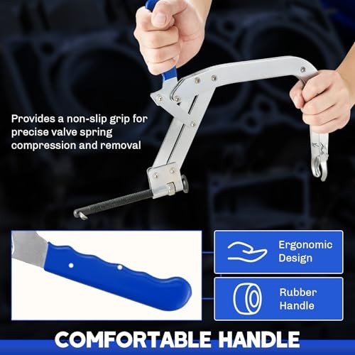 Universal 8-Inch Valve Spring Compressor Tool for Automotive Engine Valve Spring