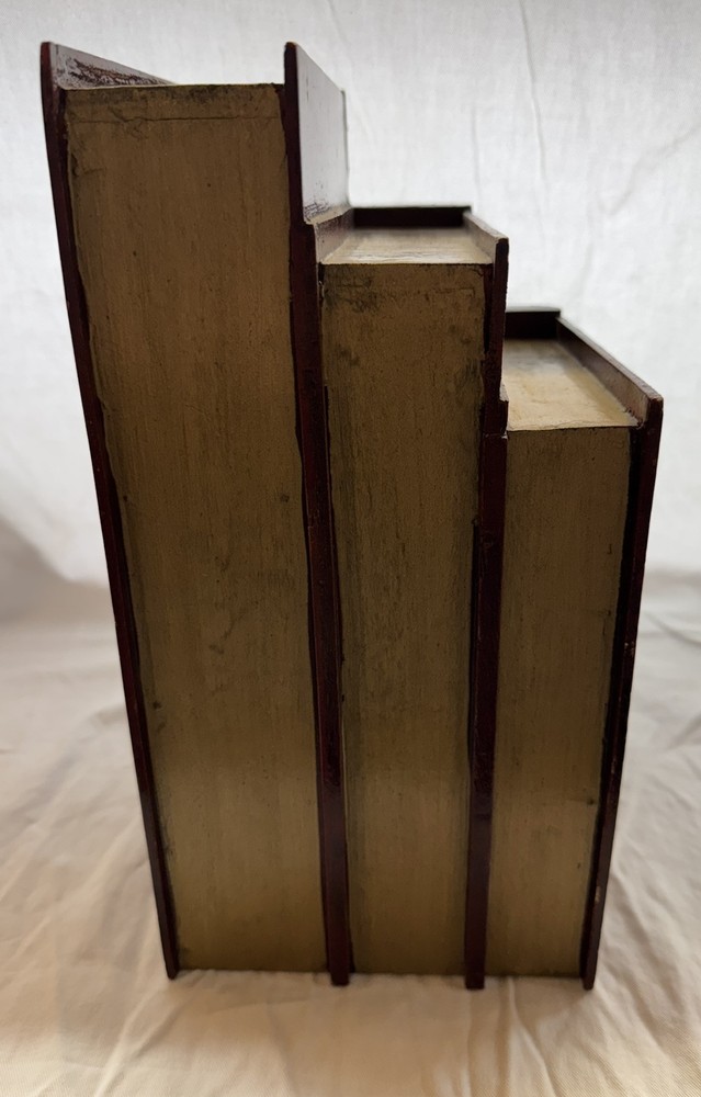 Vintage Hidden Book CD Storage Rack Shelf Bookshelf