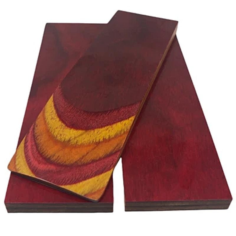 DymaLux "SUN DEVIL"- Laminated Wood Handle Scales