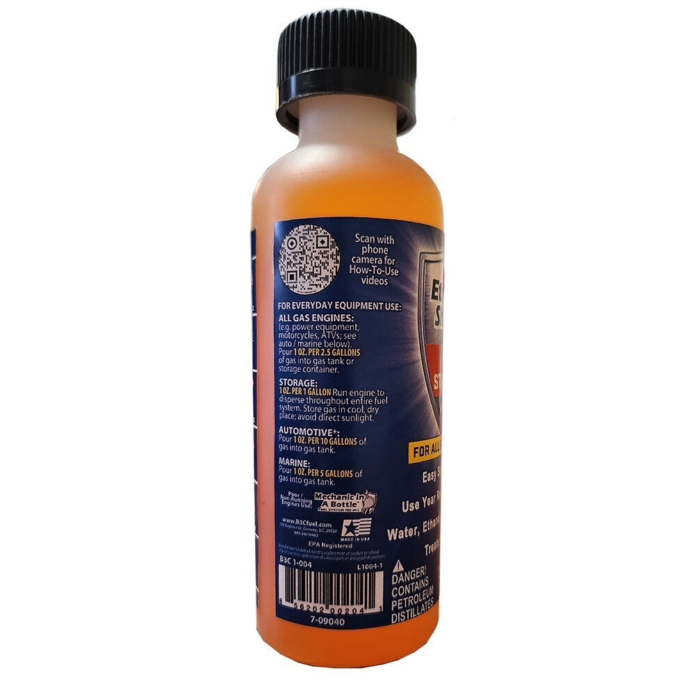 Ethanol Shield 4-oz 2-cycle or 4-cycle engines Fuel Additive
