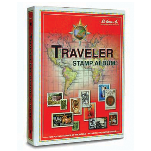 H.E. Harris Traveler WW Postage Stamp 3-Ring Binder