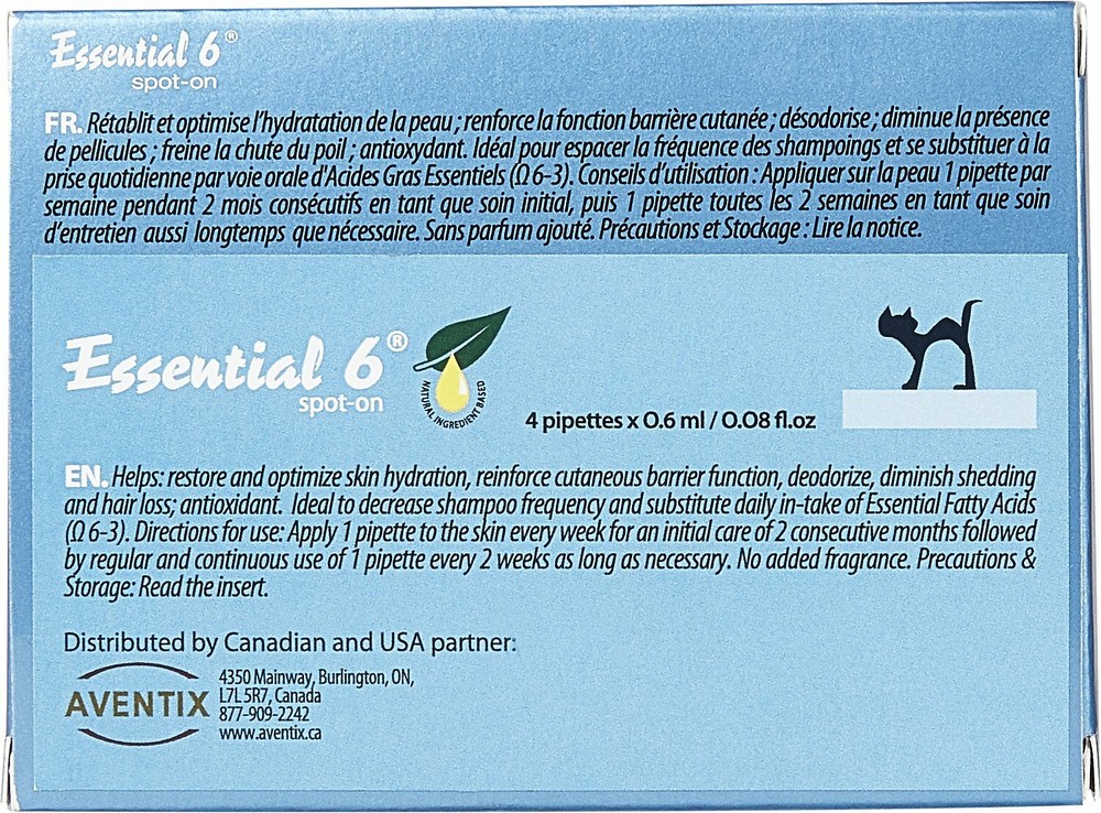 Dermoscent Essential 6 Spot-On for Cats (4 count)