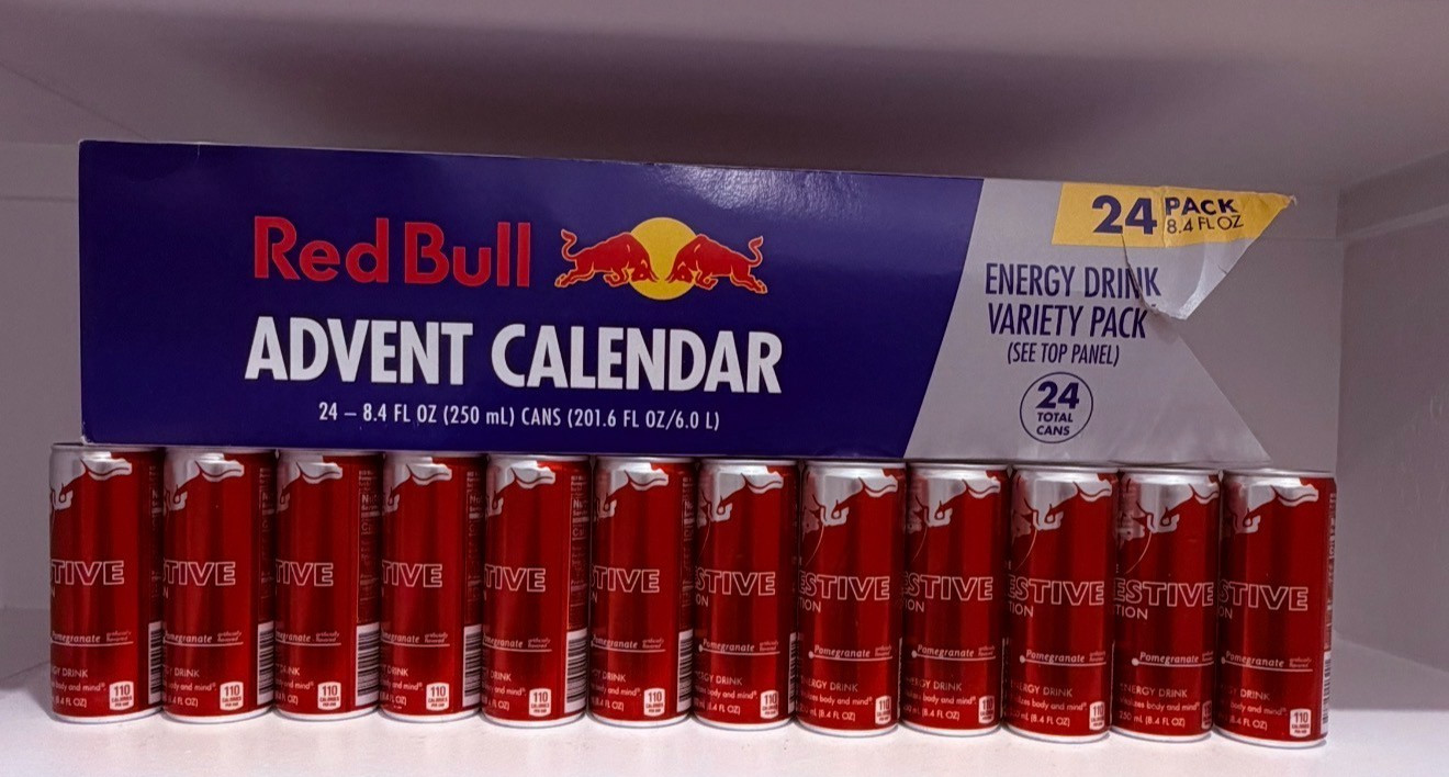 Red Bull The Festive Edition Pomegranate Energy Drink 250 mL (8.4 FL OZ)