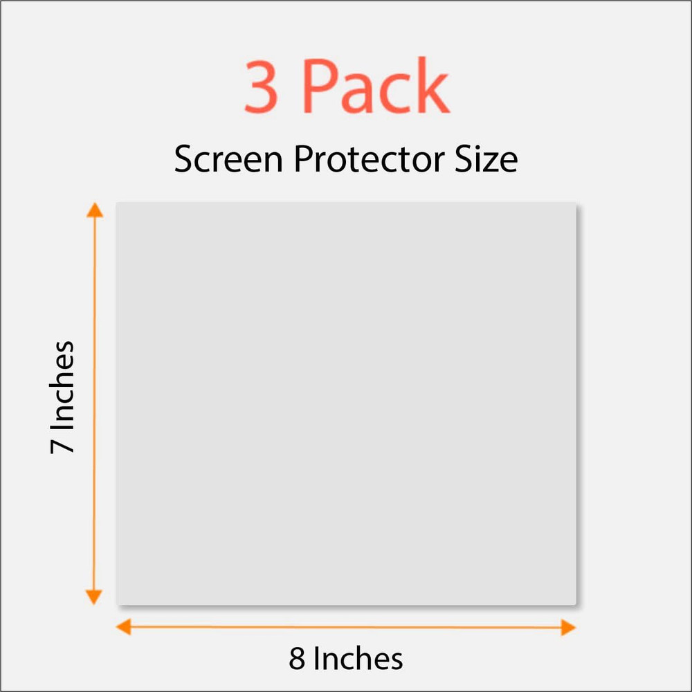 Universal Trimmable Screen Protector for All Scion Navigation (3-Pack), Anti-Gla