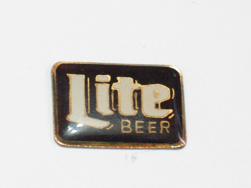 Lite Beer Black (Miller) Beer Pin **