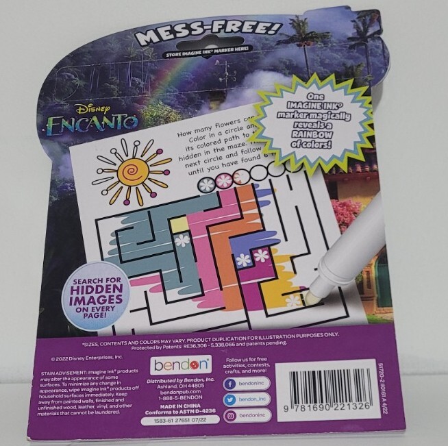 Encanto Imagine Ink Book