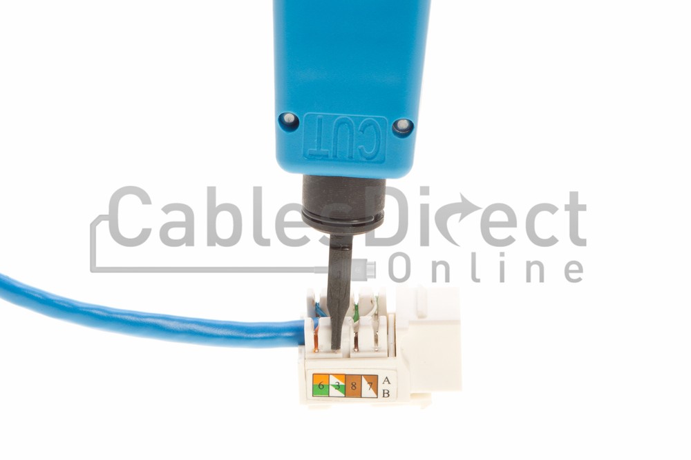 Impact punch down tool 110 / 66 blade network wire cable cat5e cat6 RJ45