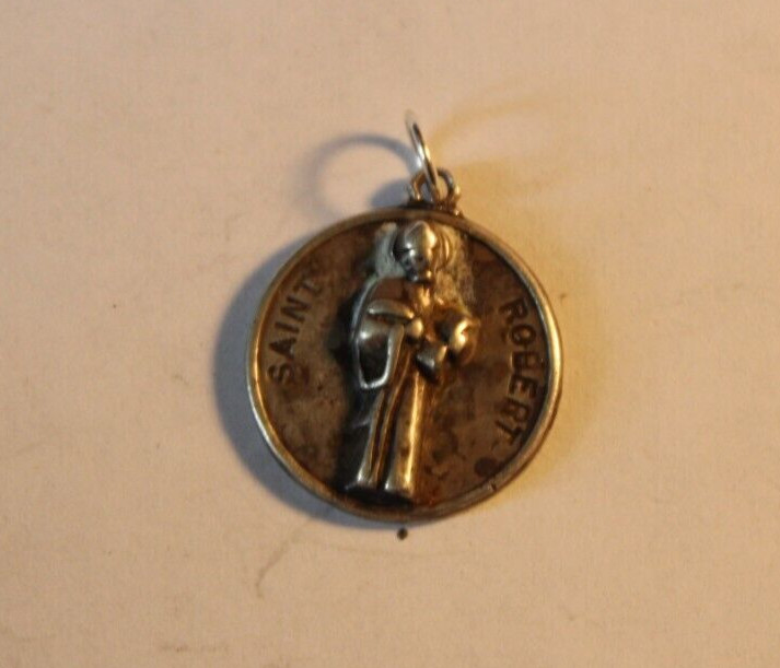 Sterling Silver Saint Robert Charm