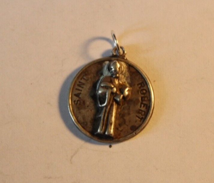 Sterling Silver Saint Robert Charm