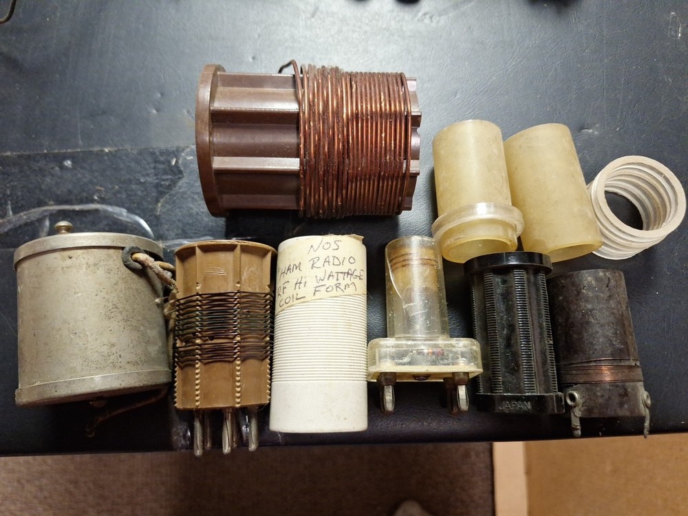 Misc Coil Form Lot Ham Vintage Shortwave Crystal Radio