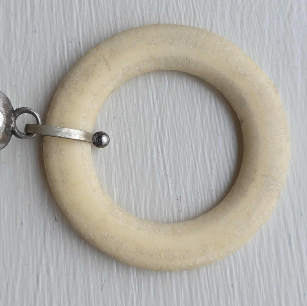 Antique EPNS Soldier Teething ring/ rattle