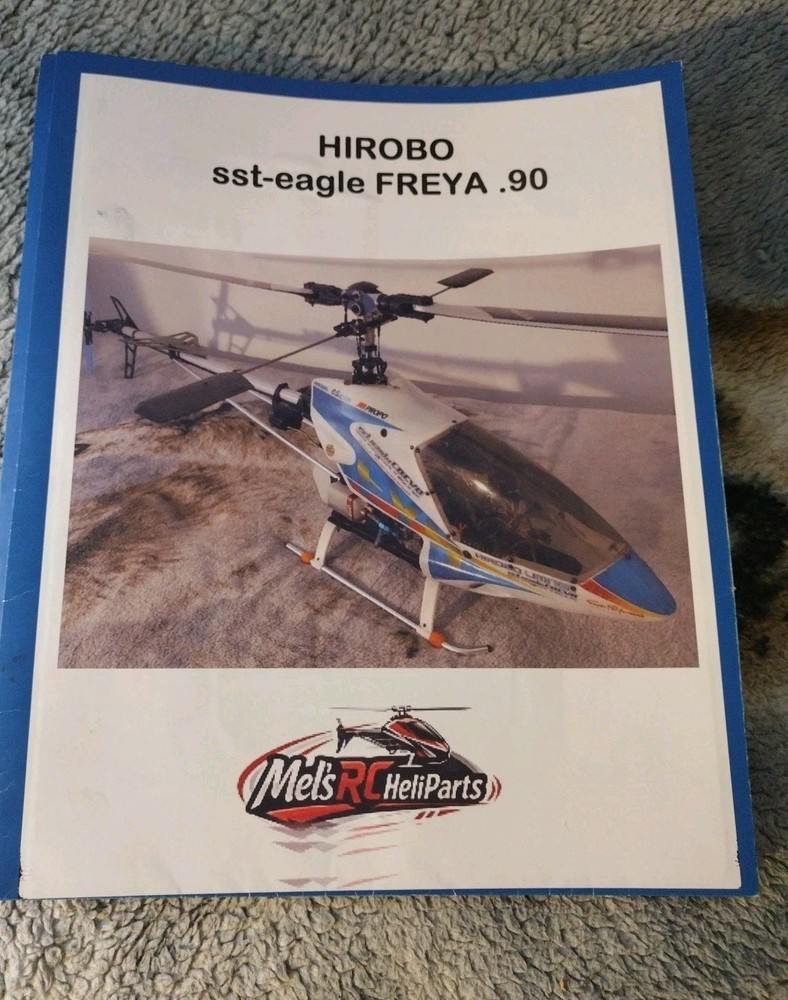 Hirobo SST-Eagle Freya X Spec 90 W Electronics & OS 70 Engine, Blades Included.