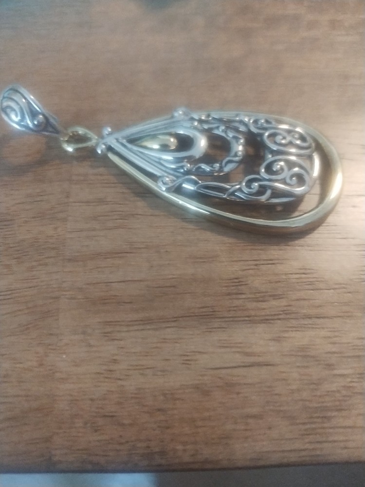 Carolyn Pollack Teardrop Enhancer Pendant