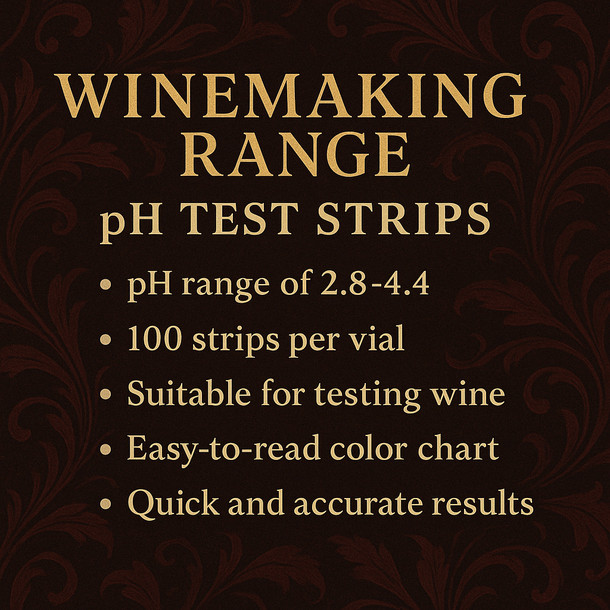 LD Carlson Winemaking Range pH Test Strips