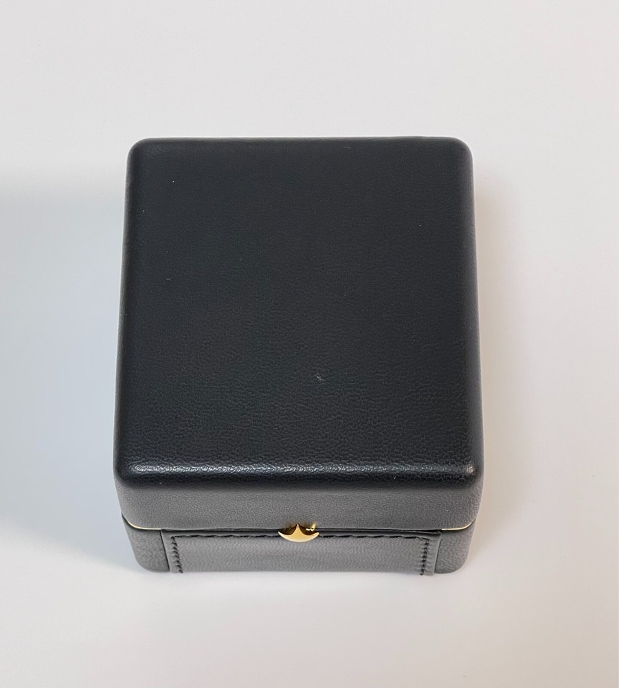 GRAFF Authentic Ring case Black Leather Accessories Jewelry box Damage case