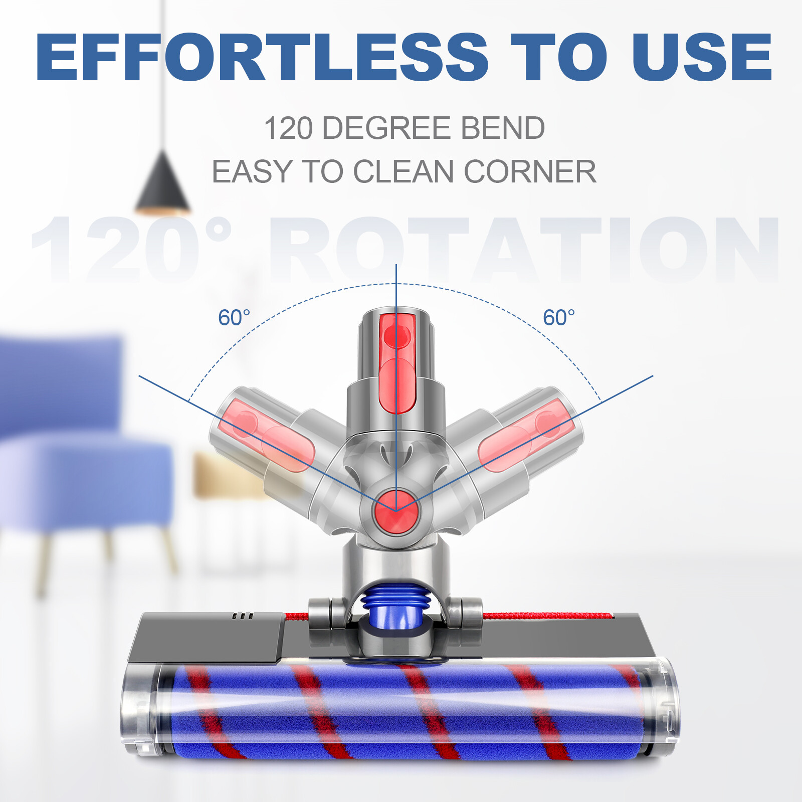 Floor Brush Head Tool For Dyson V7 V8 V10 V11 Vacuum Motorhead Animal Absolute