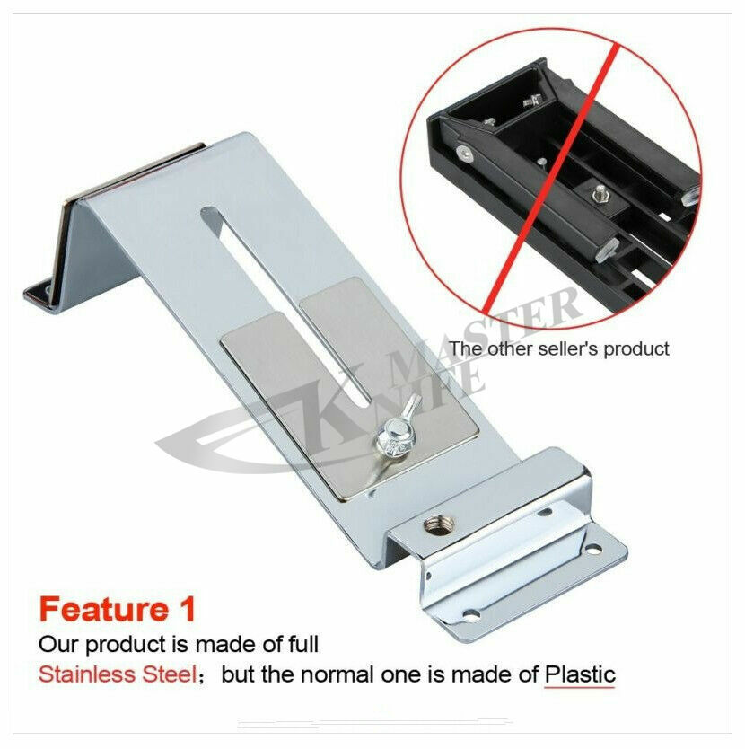 Pro Kitchen Knife Sharpener Sharpening-System Fixed Angle +4 Stone Kit