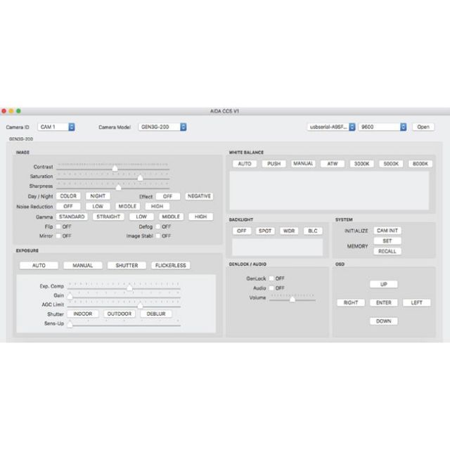 Overstock - VISCA Camera Control Unit and Software