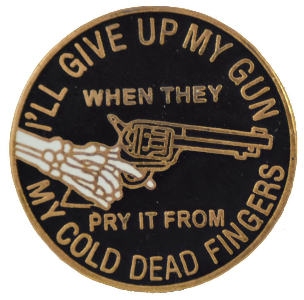 2nd Amend Cold Dead Fingers Pin