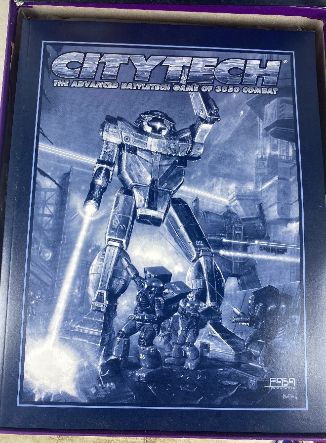 Vintage Citytech Battletech Game 3050 2nd Edition