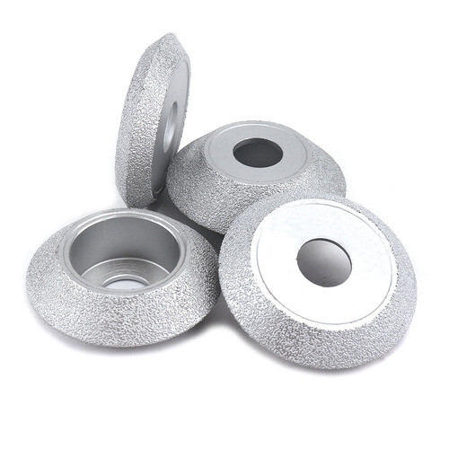 3" 75mm Brazed Diamond Grinding Wheel V Type Abrasive Tools for Angle Grinder