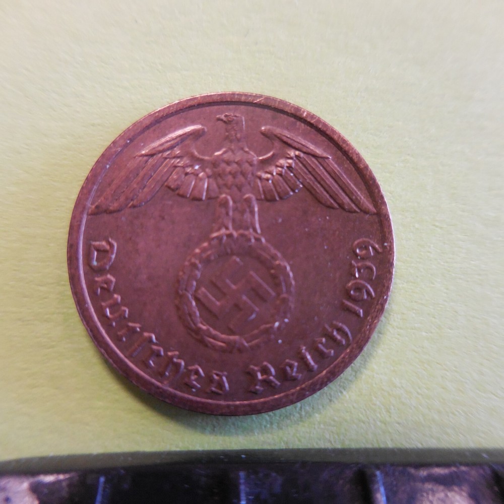 1 Reichspfennig 1939 A Germany Third Reich