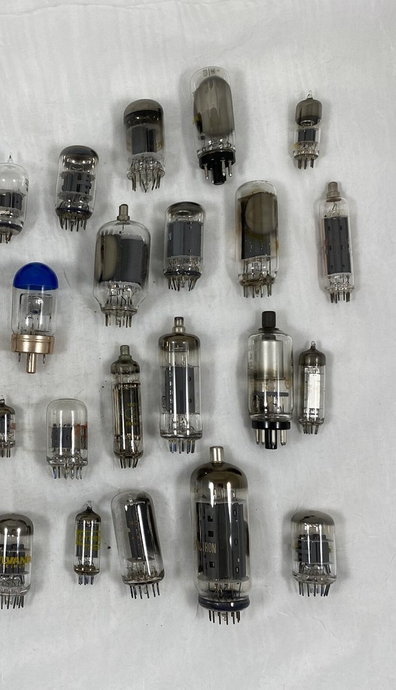 (40) ELECTRONIC TUBES, UNTESTED, SYLVANIA, GE, ZENITH, RCA, ETC