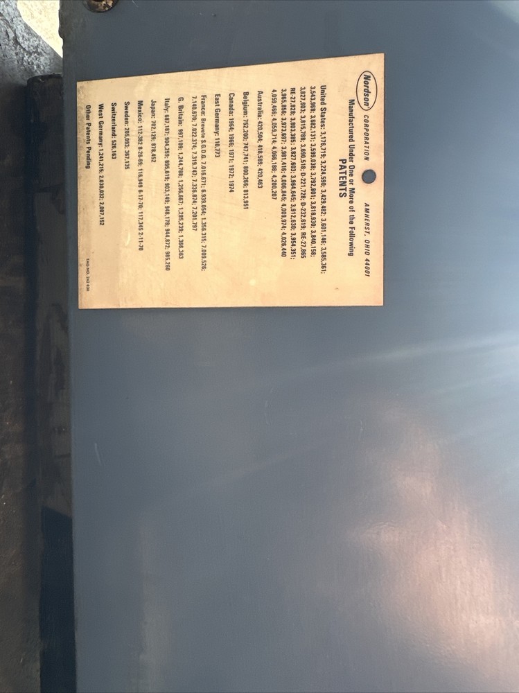 Nordson Hot Melt Machine