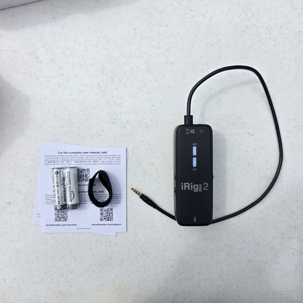 IK Multimedia iRig Pre 2 - XLR Microphone Interface for iOS Devices Damaged Box