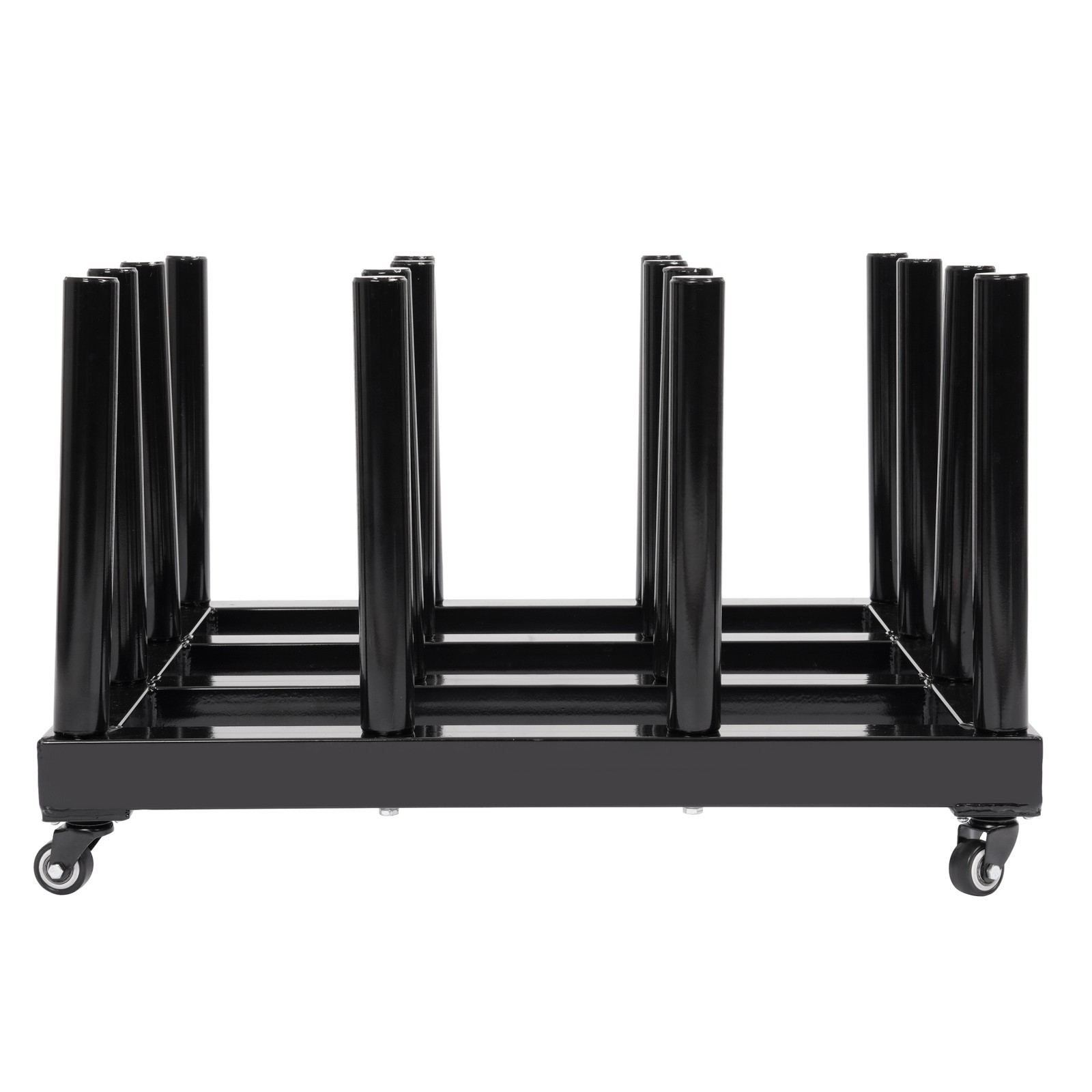 Vinyl Cart Mobile Media Rack 16 Roll Capacity Heavy Duty Digital Media Storage