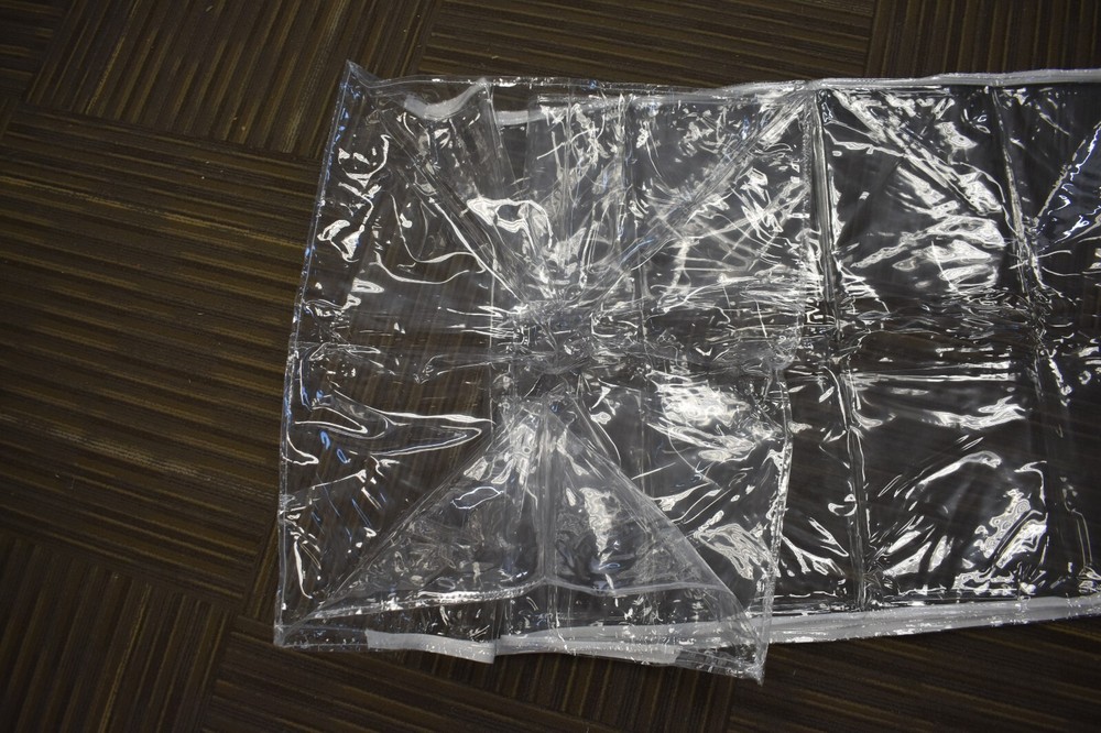 Large Vinyl Clear Storage Tote Bag Oversized Plastic Storage Multipurpose