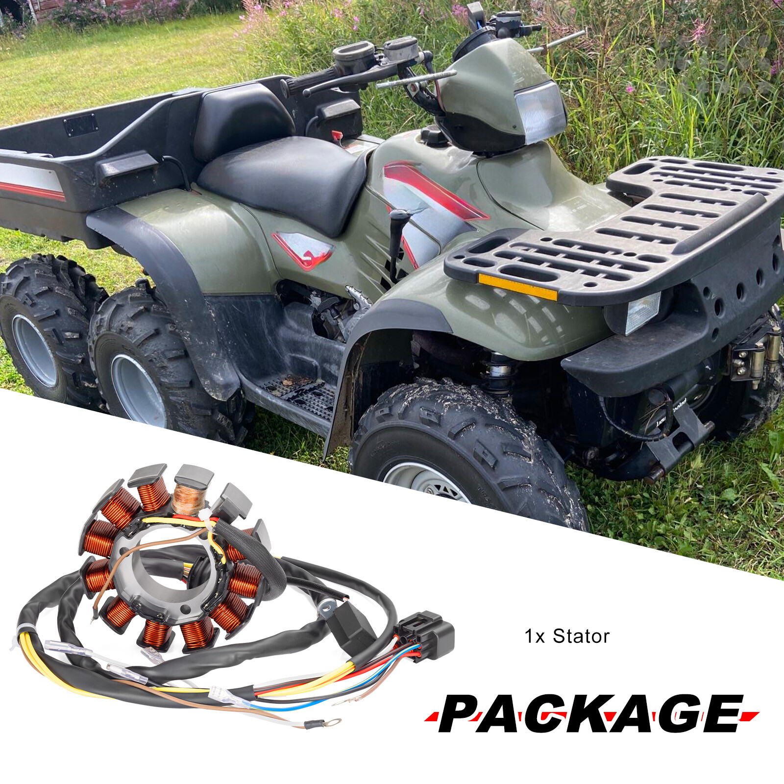 Stator for Polaris 3087168 Ranger 500 4x4 6x6 Magneto 1999 2001 2002 2003 2004