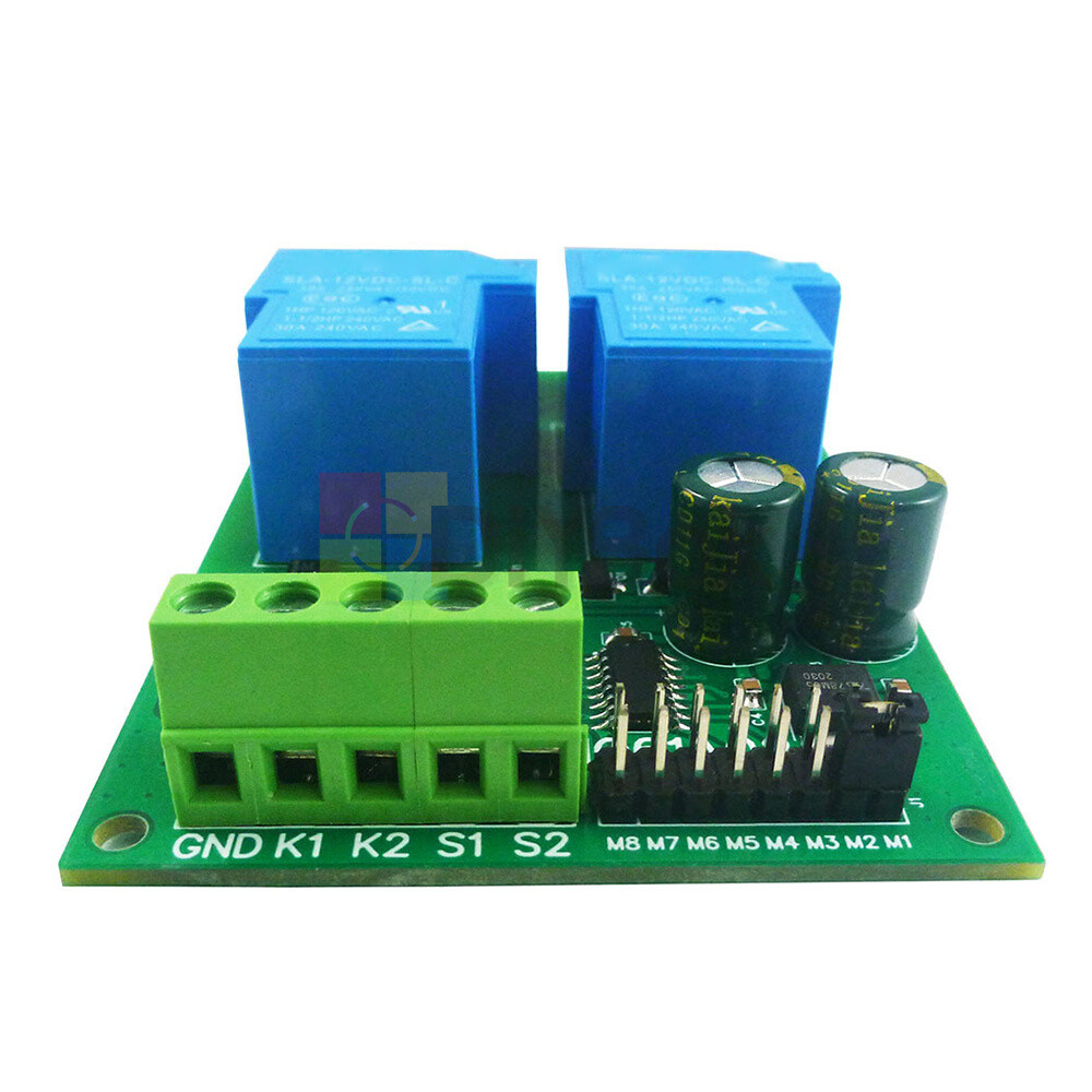 30A DC 12V/24V Motor Controller Relay Module Forward Reverse Control Board New