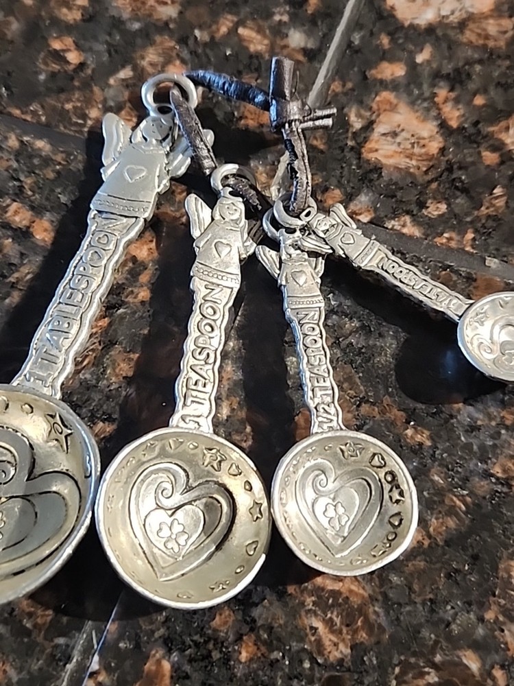 Ganz 4 Piece Measuring Spoon Set - Angels.